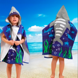 Beach Towel 60*120 -BLUE SHARK