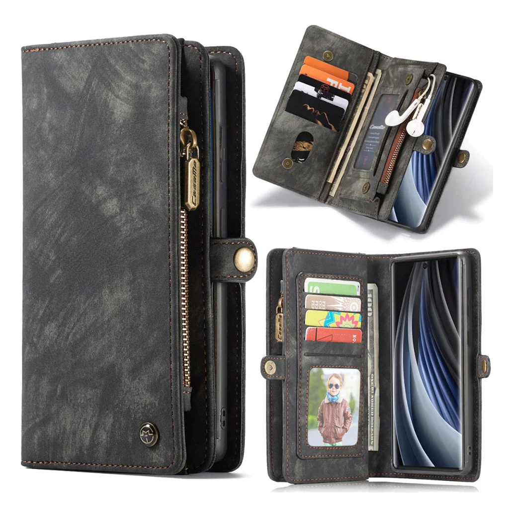 Wallet phone case (Black)- 004