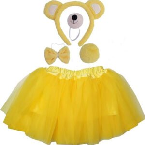 BEAR YELLOW COSTUME WITH SKIRT