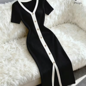 Casual Black Dress
