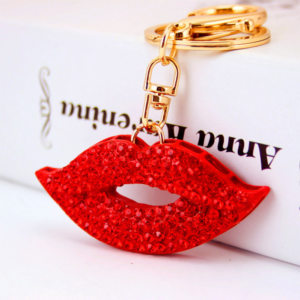 Hot lips Red Keychain