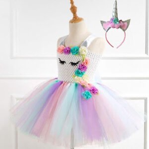 UNICORN DRESS & HAIRBAND