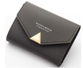 Women's Small Wallet Dark Gray