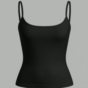 Black Cotton Cami Top