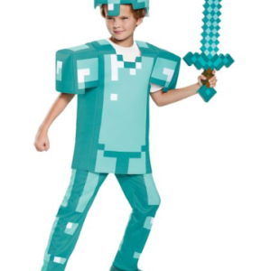 Minecraft Diamond Armor Costume Boy