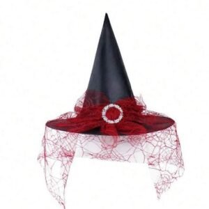 Hat Witch-Dark Red